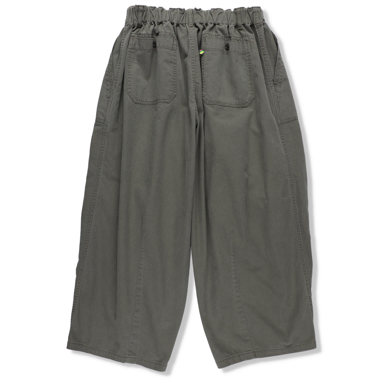 HERRINGBONE BALLOON BAKER PANTS 2