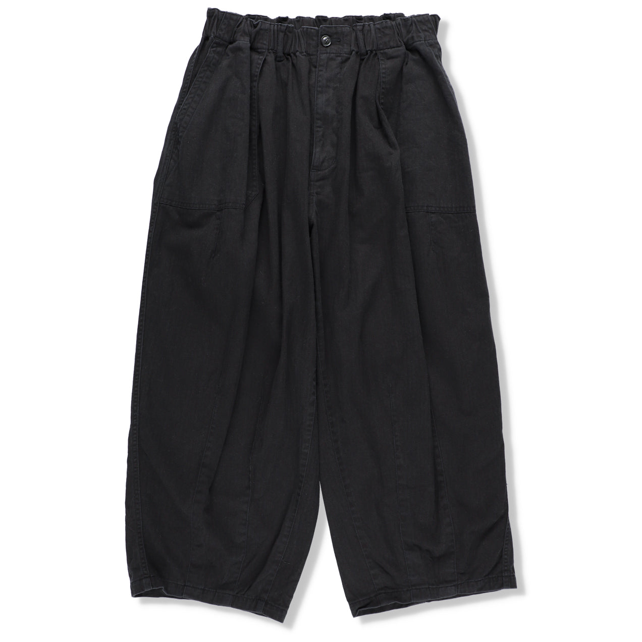 HERRINGBONE BALLOON BAKER PANTS 3