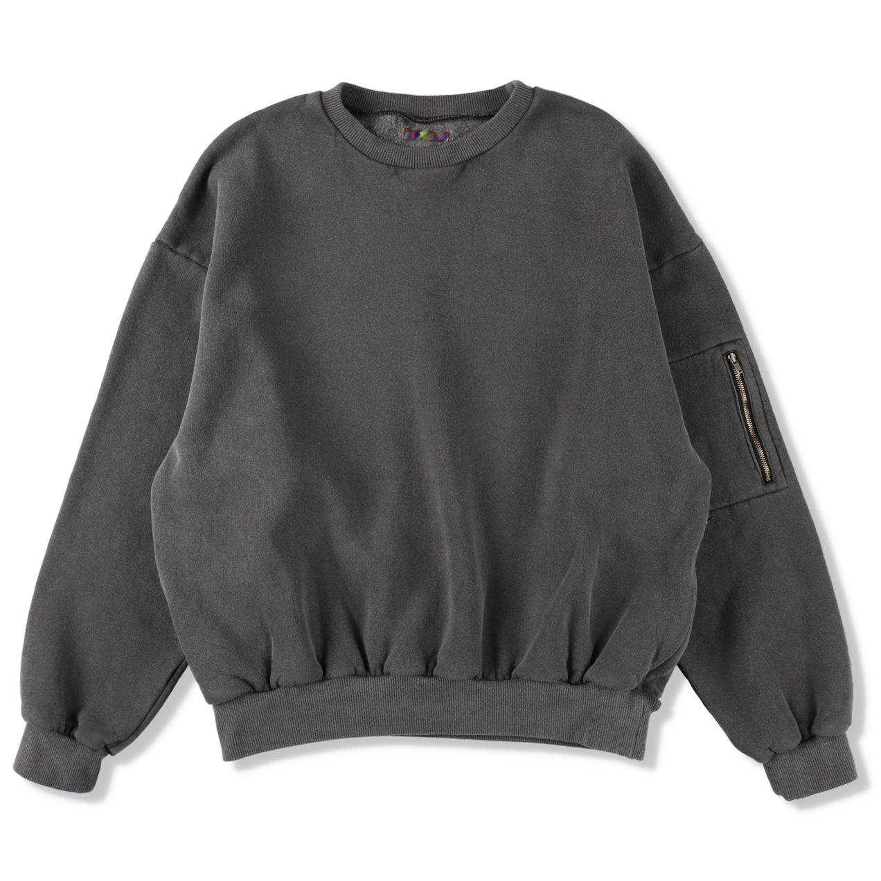 PIGMENT DYED CREW NECK SWEATSHIRT 2