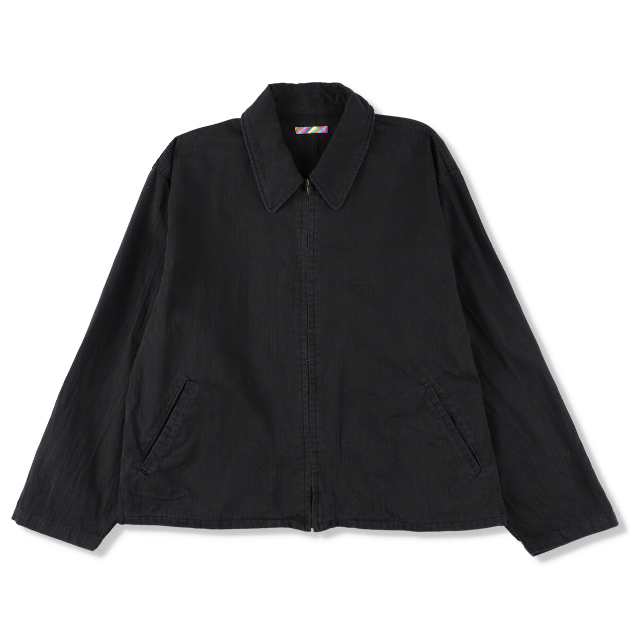 HERRINGBONE ZIP JACKET 1
