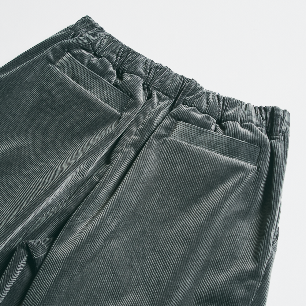 CORDUROY DEFORMATION TUCK PANTS 5