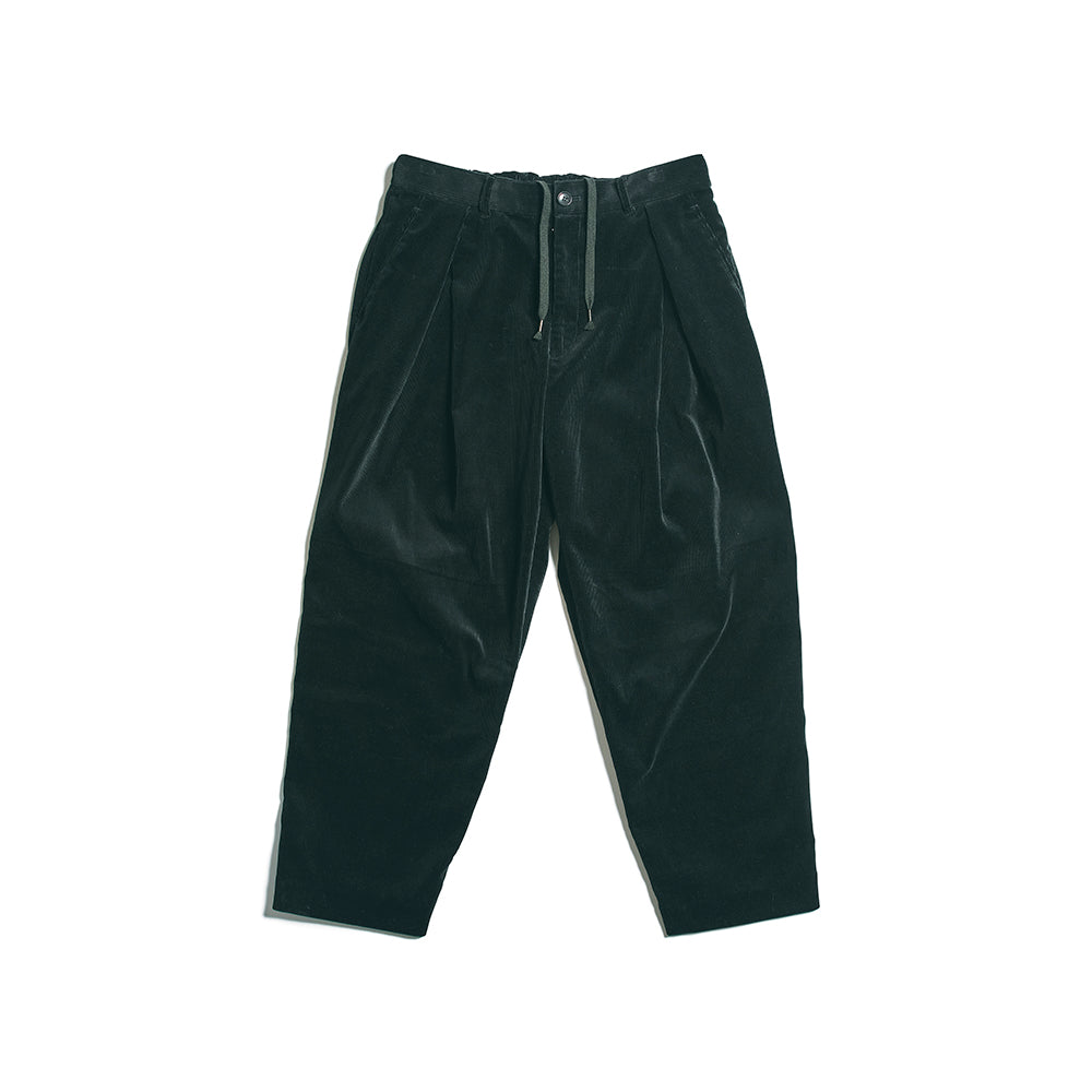 CORDUROY DEFORMATION TUCK PANTS 2