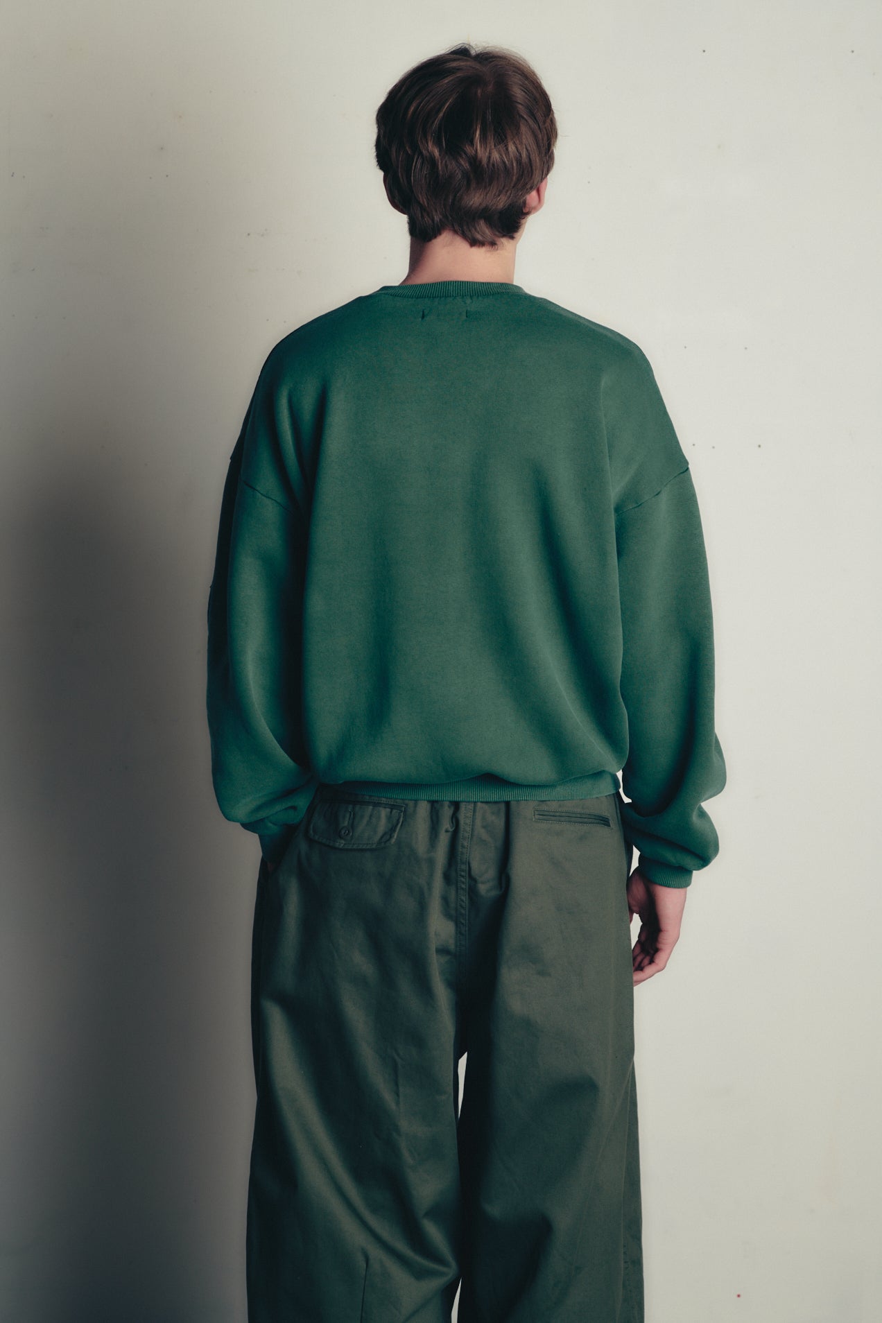 PIGMENT DYED CREW NECK SWEATSHIRT 7