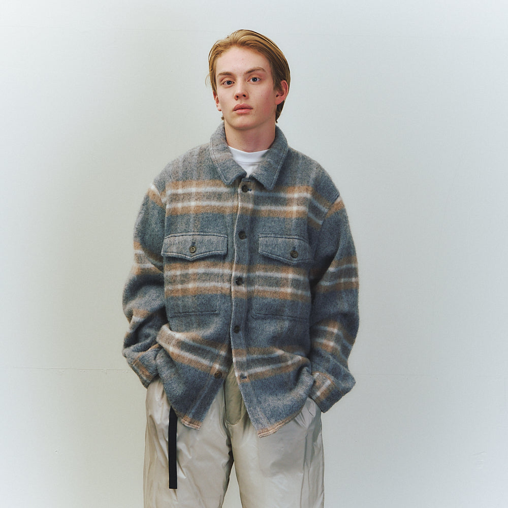 MOHAIR SHIRT JACKET 5