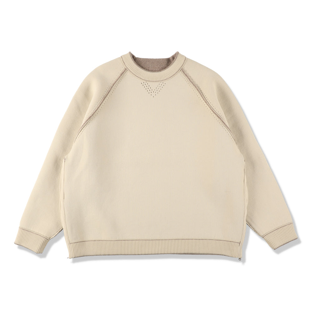 VENTILATION KNITTED CREW 3