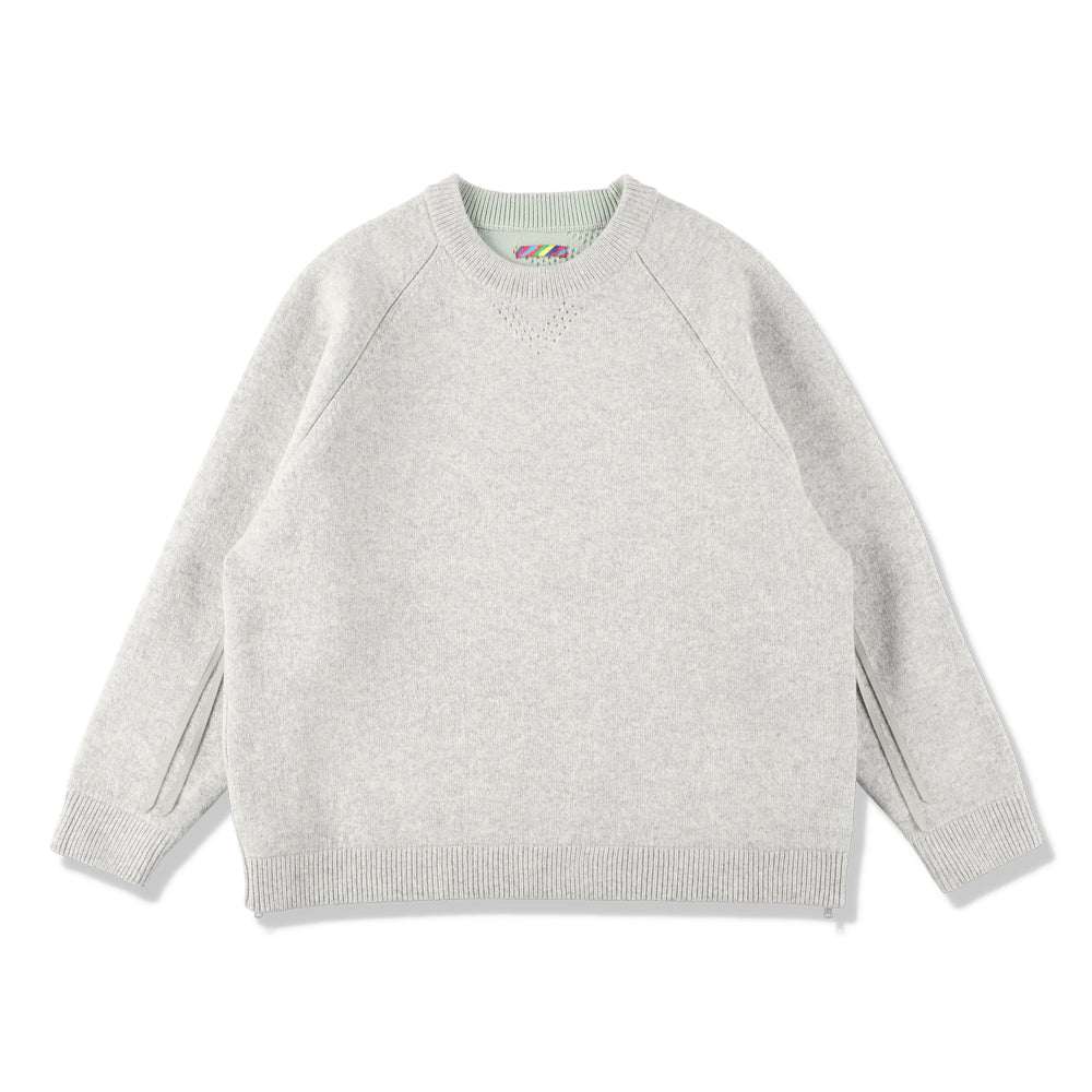VENTILATION KNITTED CREW 4