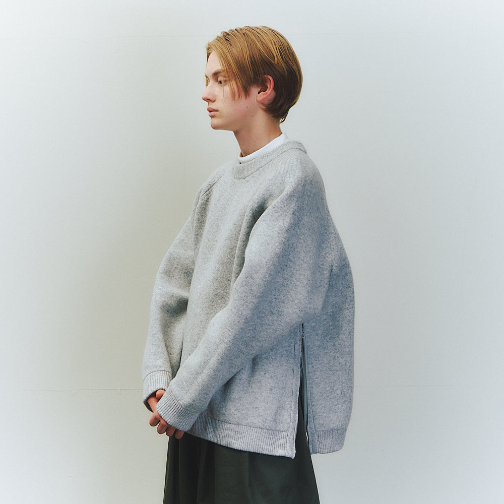 VENTILATION KNITTED CREW 10