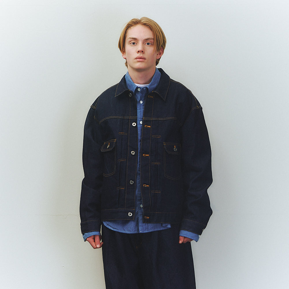 SILK DENIM JACKET 4