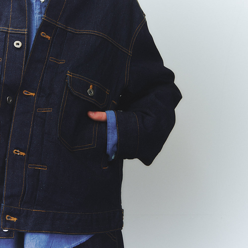 SILK DENIM JACKET 7