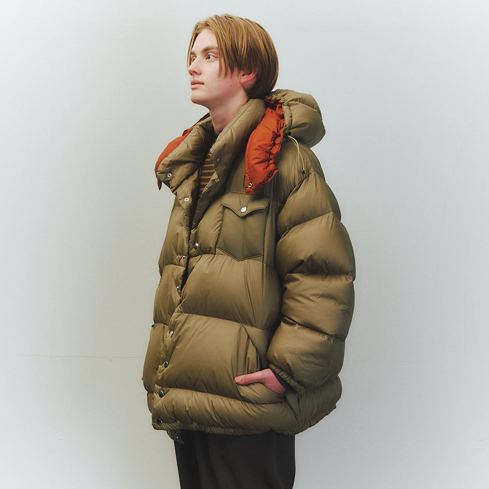 HOODED DOWN PUFFER JACKET (is-ness×NANGA) 8