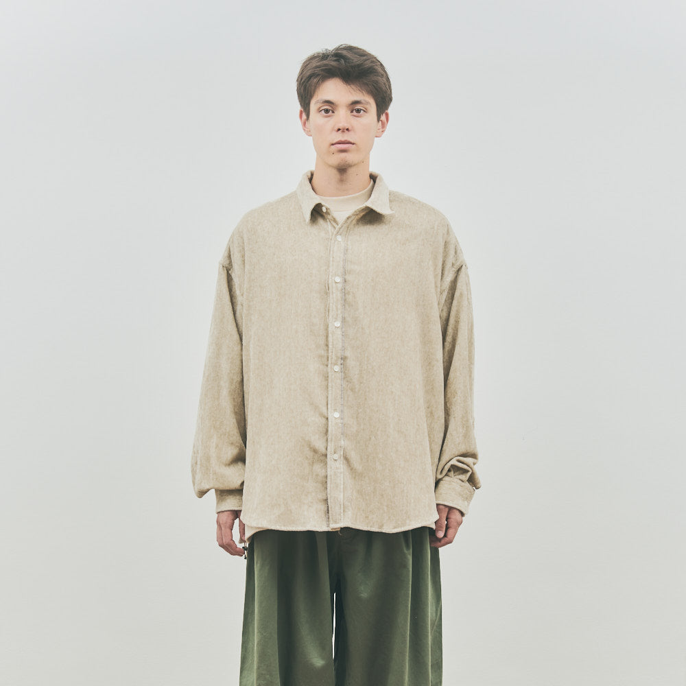 BRUSHED LINEN LONG SLEEVE SHIRT 3