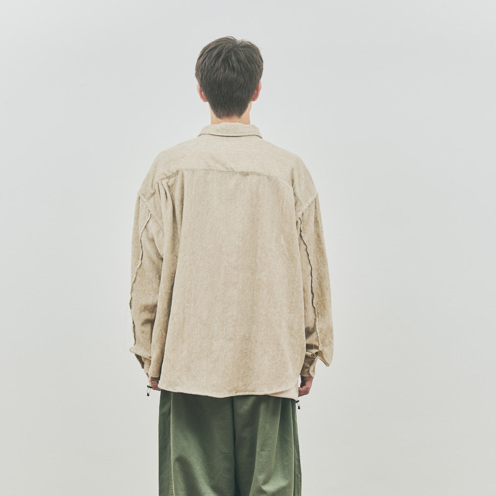BRUSHED LINEN LONG SLEEVE SHIRT 5