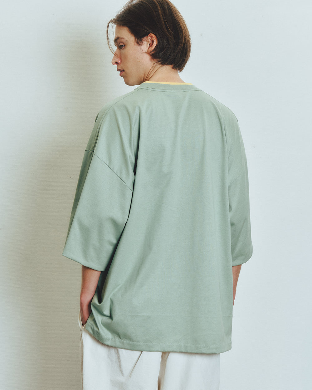 W NECK LAYERED T-SHIRT 9