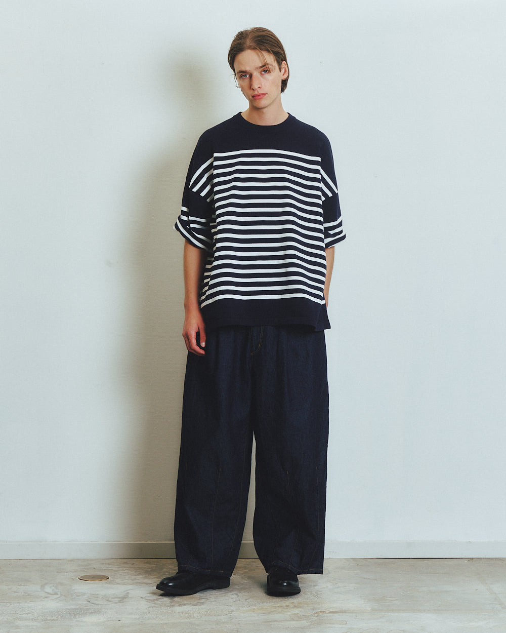 KNIT VENTILATION BORDER T-SHRTS 6