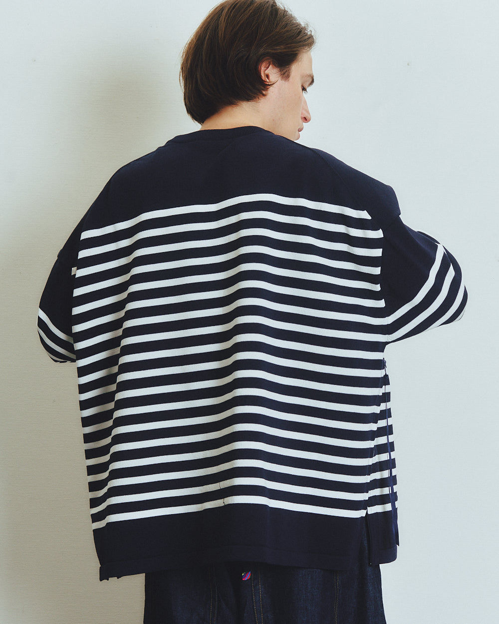 KNIT VENTILATION BORDER T-SHRTS 9