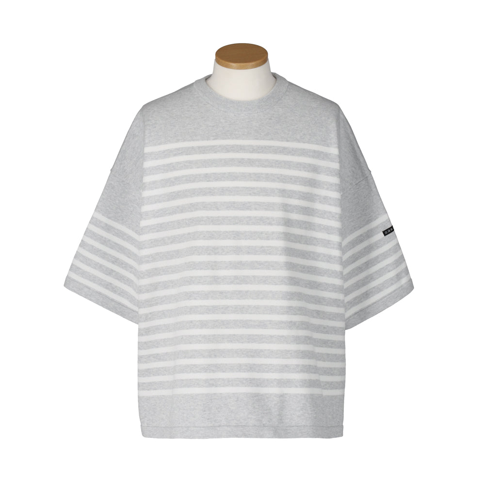 KNIT VENTILATION BORDER T-SHRTS 11
