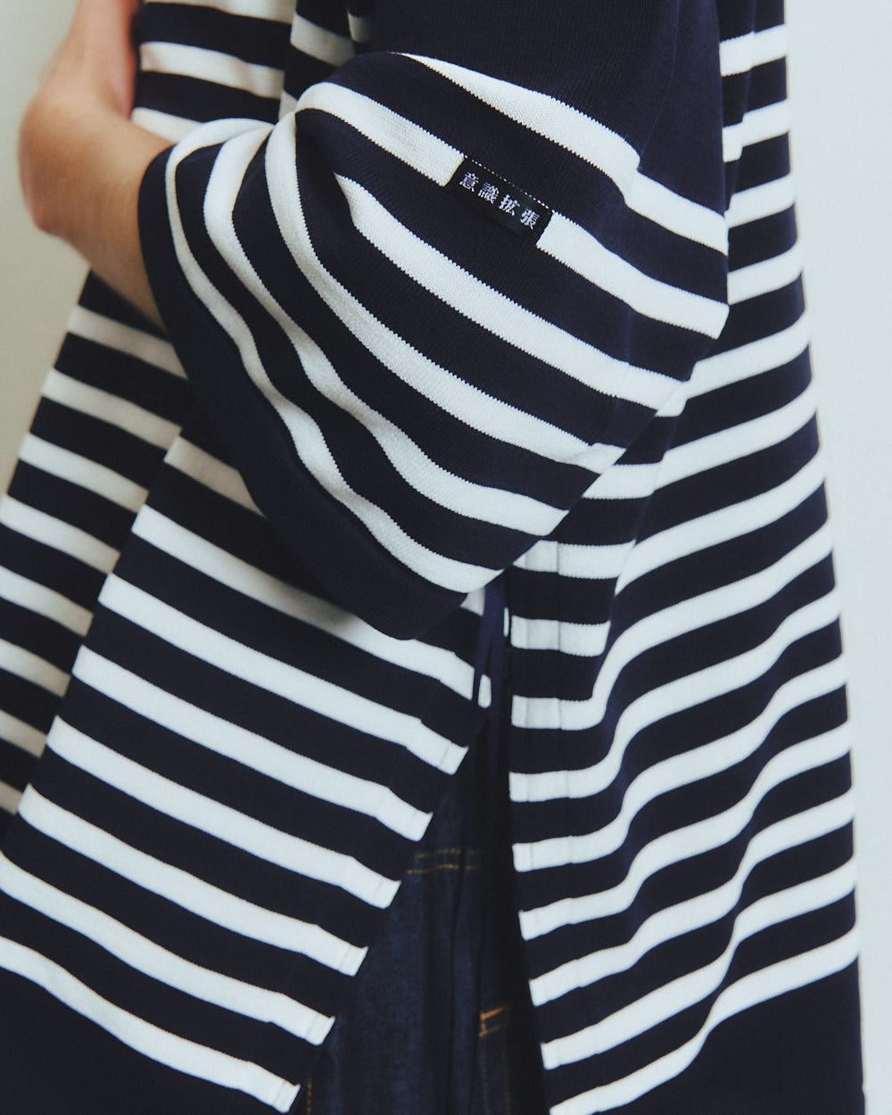 KNIT VENTILATION BORDER T-SHRTS 10