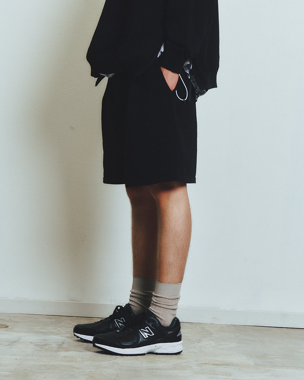 KNIT TUCK SHORTS 6