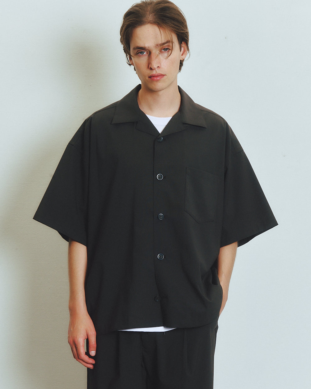 OPEN COLLAR BOX SHIRTS 6
