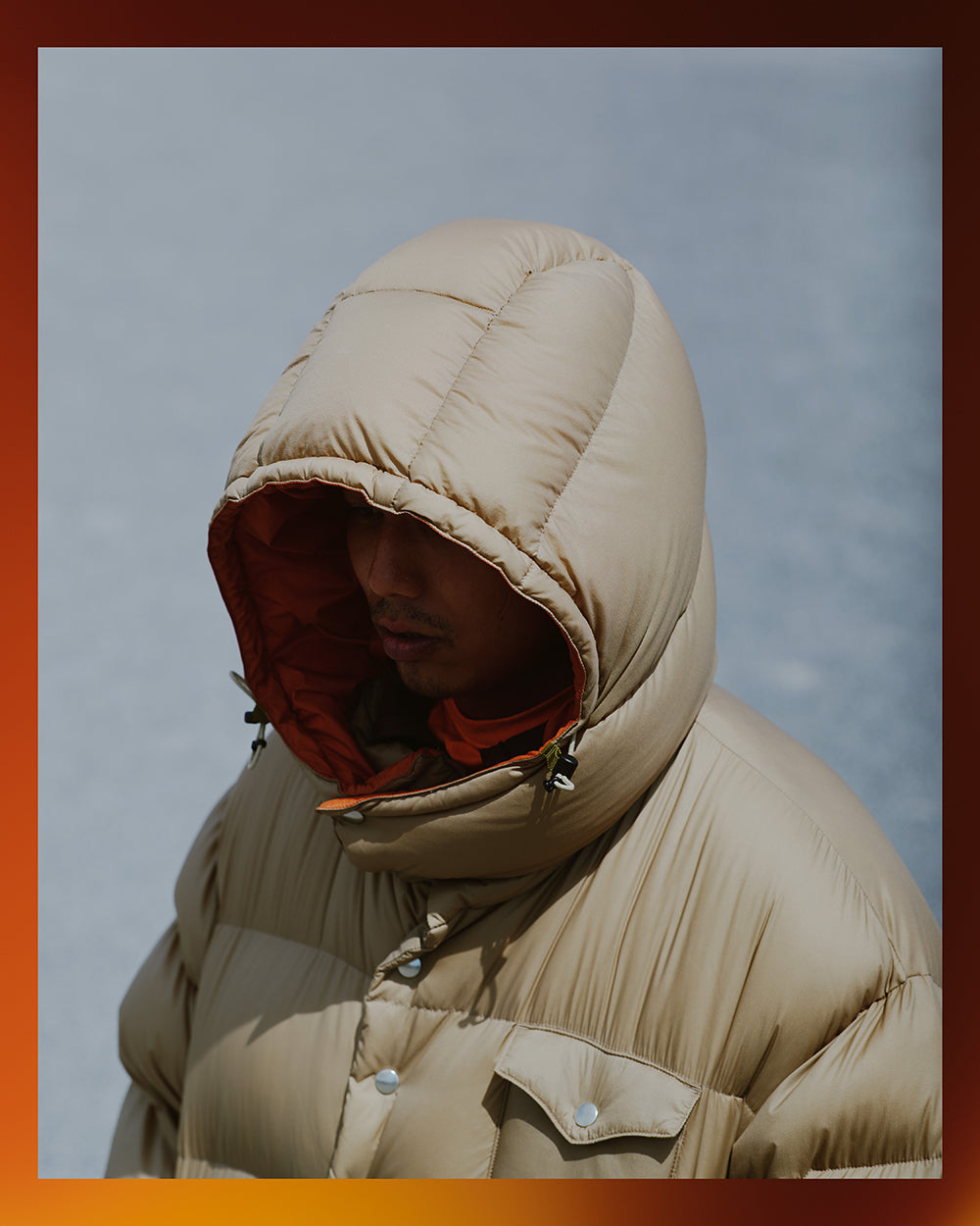 HOODED DOWN PUFFER JACKET (is-ness×NANGA)