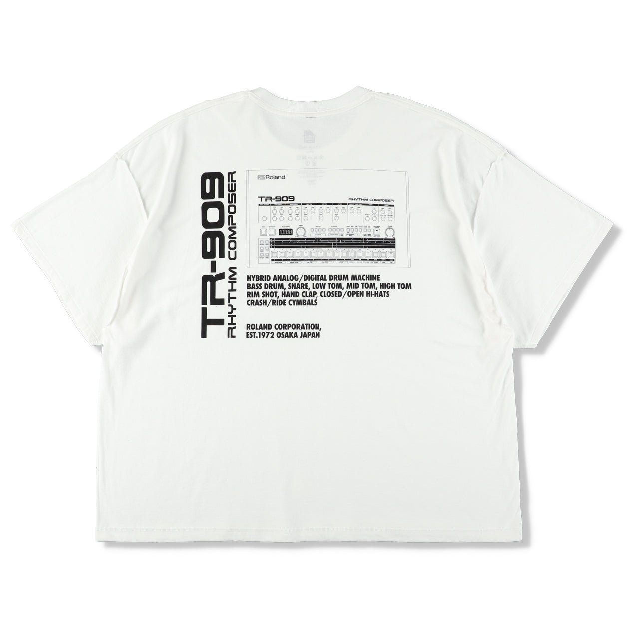 TR-909 T-SHIRTS(ISNESS MUSIC×ROLAND) | is-ness online shop