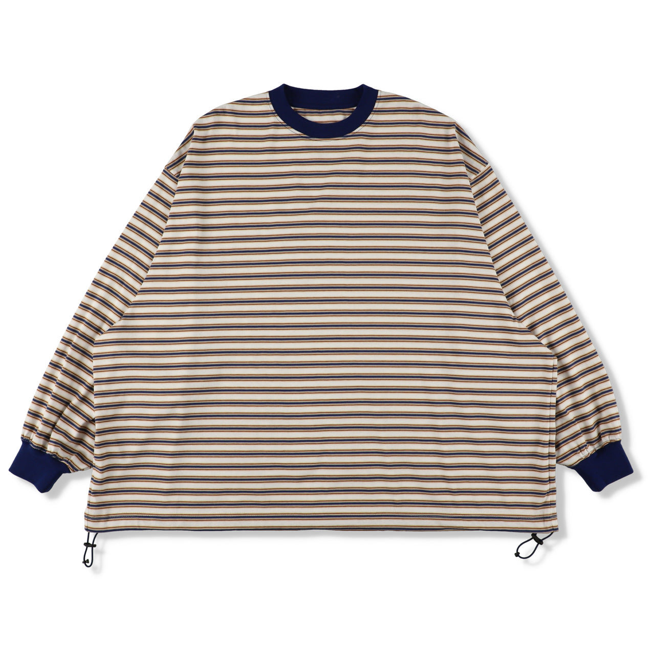 Balloon Border Long-sleeve T-Shirt | is-ness online shop