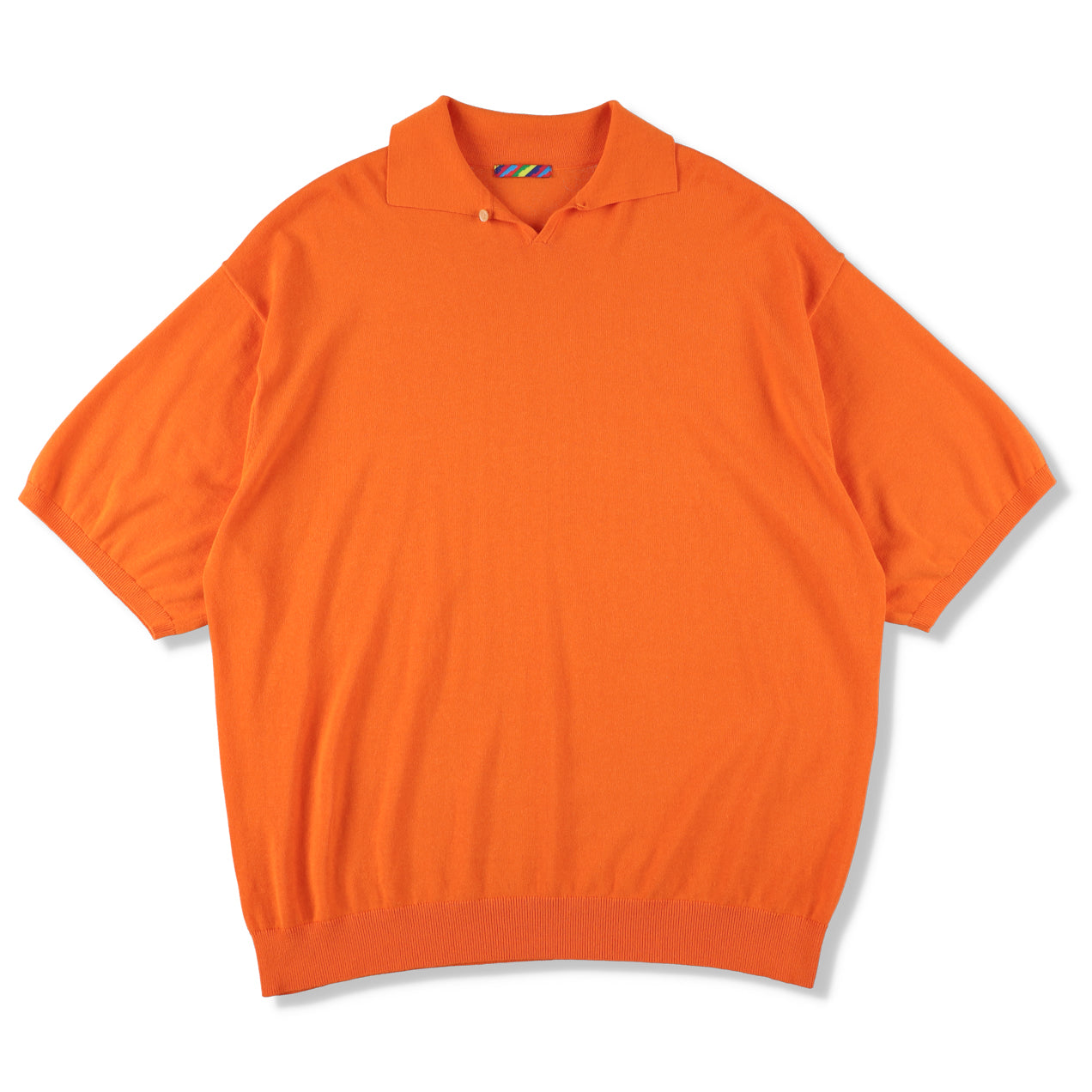 トップス is-ness Knitted Big Polo is-ness (イズネス) KNITTED BIG POLO / ニットビッグポロ