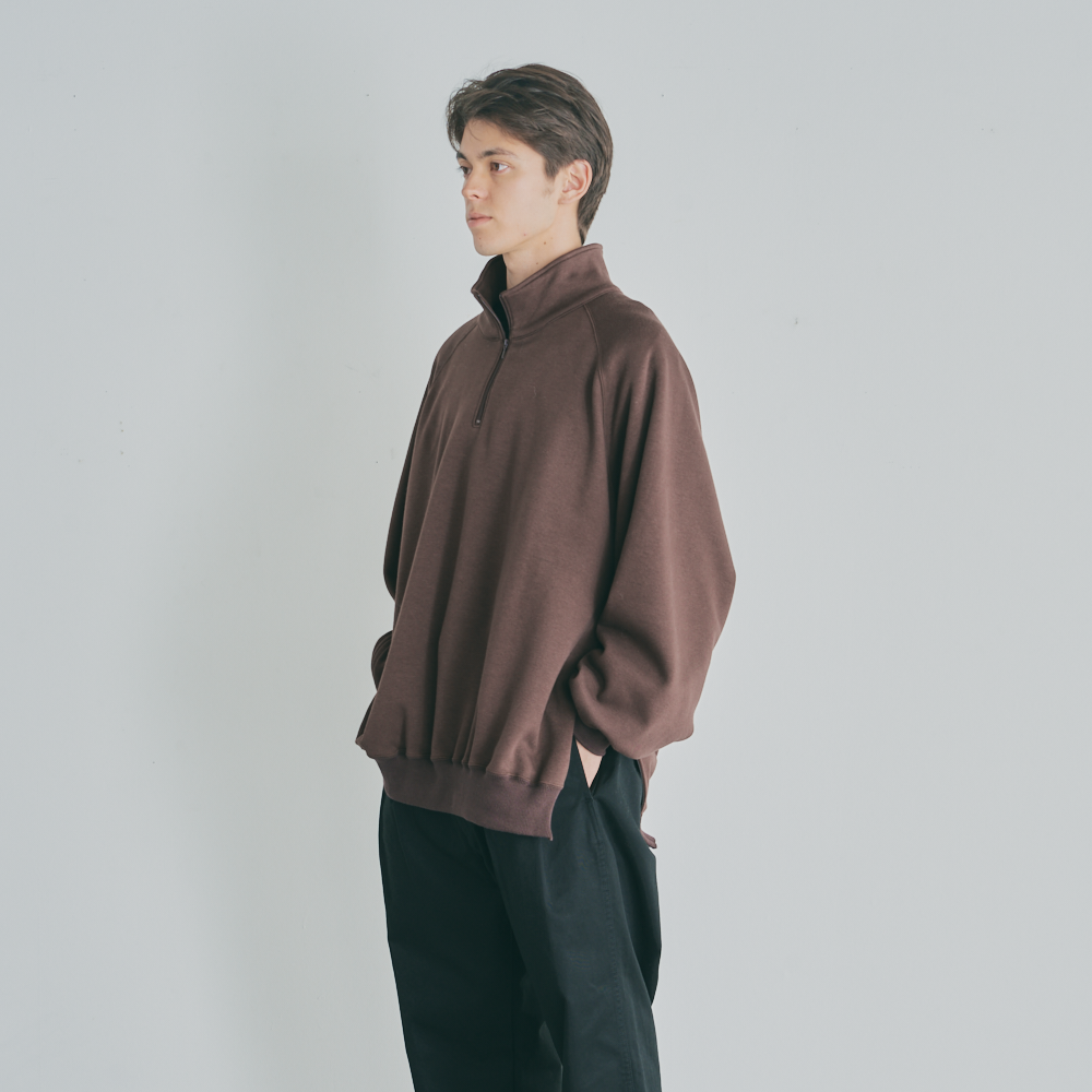 RELAX PULLOVER HALF ZIP SWEAT SHIRTS 9