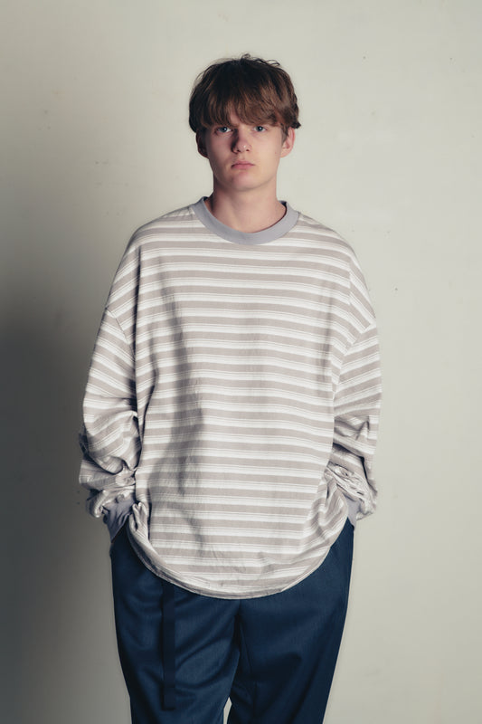 BALLOON STRIPES LONG SLEEVE T SHIRT 7