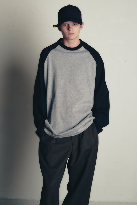 BALLOON RAGLAN LONG SLEEVE T SHIRT
