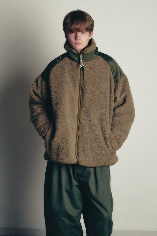 REVERSIBLE FLEECE DOWN JACKET is-ness×TAION 6