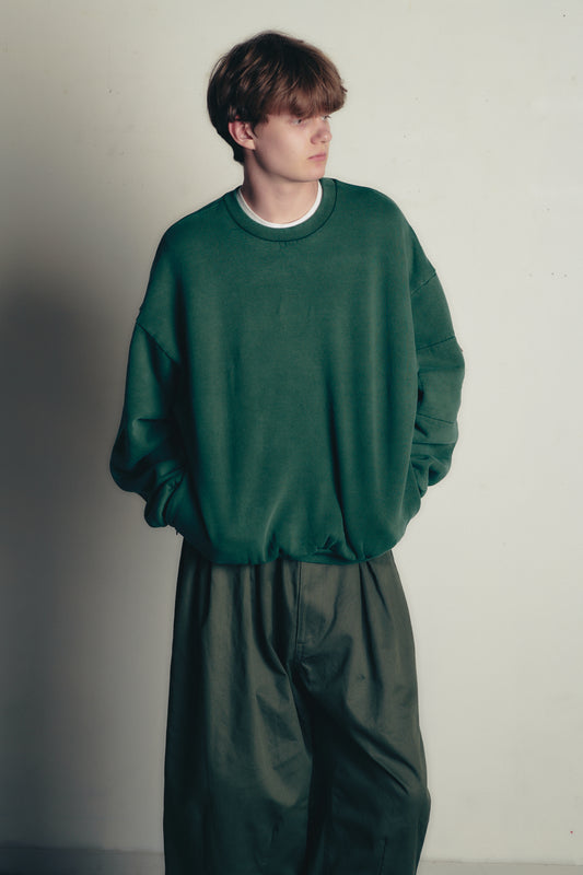 PIGMENT DYED CREW NECK SWEATSHIRT 6
