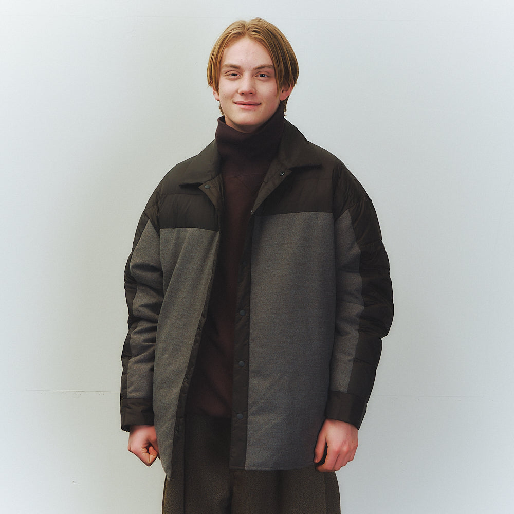 DOWN SHIRT(is-ness×TAION) 6