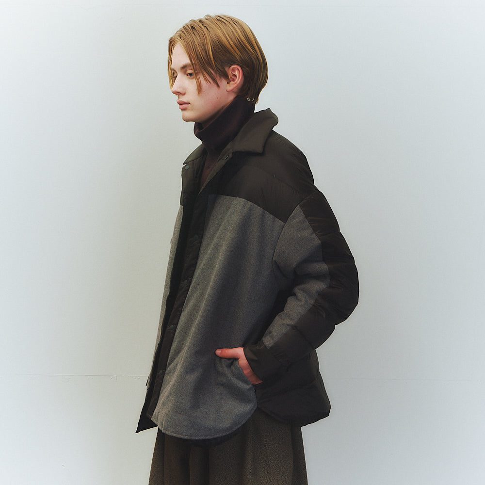 DOWN SHIRT(is-ness×TAION) 7