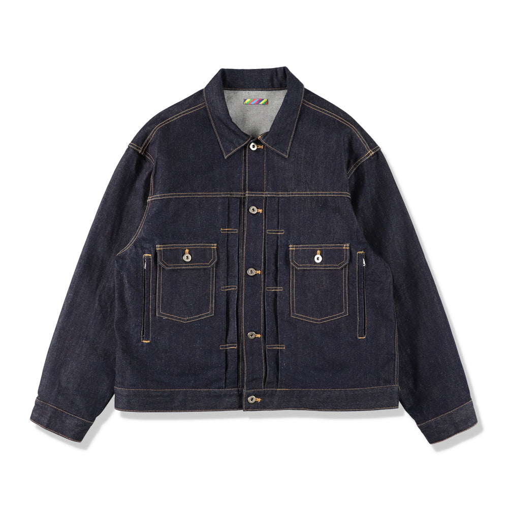 SILK DENIM JACKET | is-ness online shop | イズネス オンライン ショップ