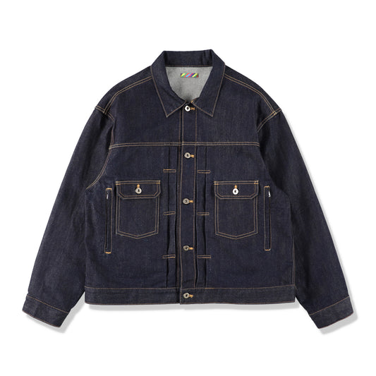 SILK DENIM JACKET 1