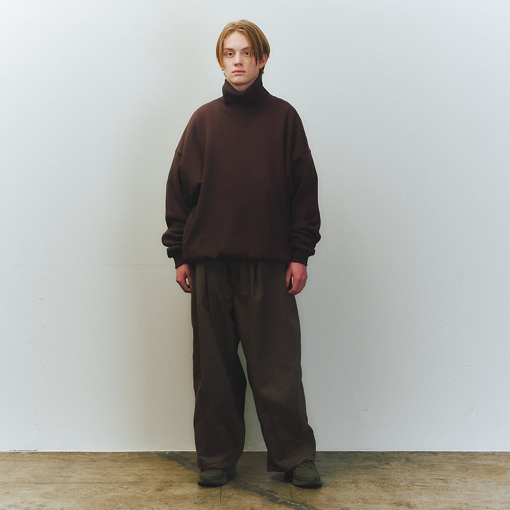 is-ness TRACK PANTS BROWN