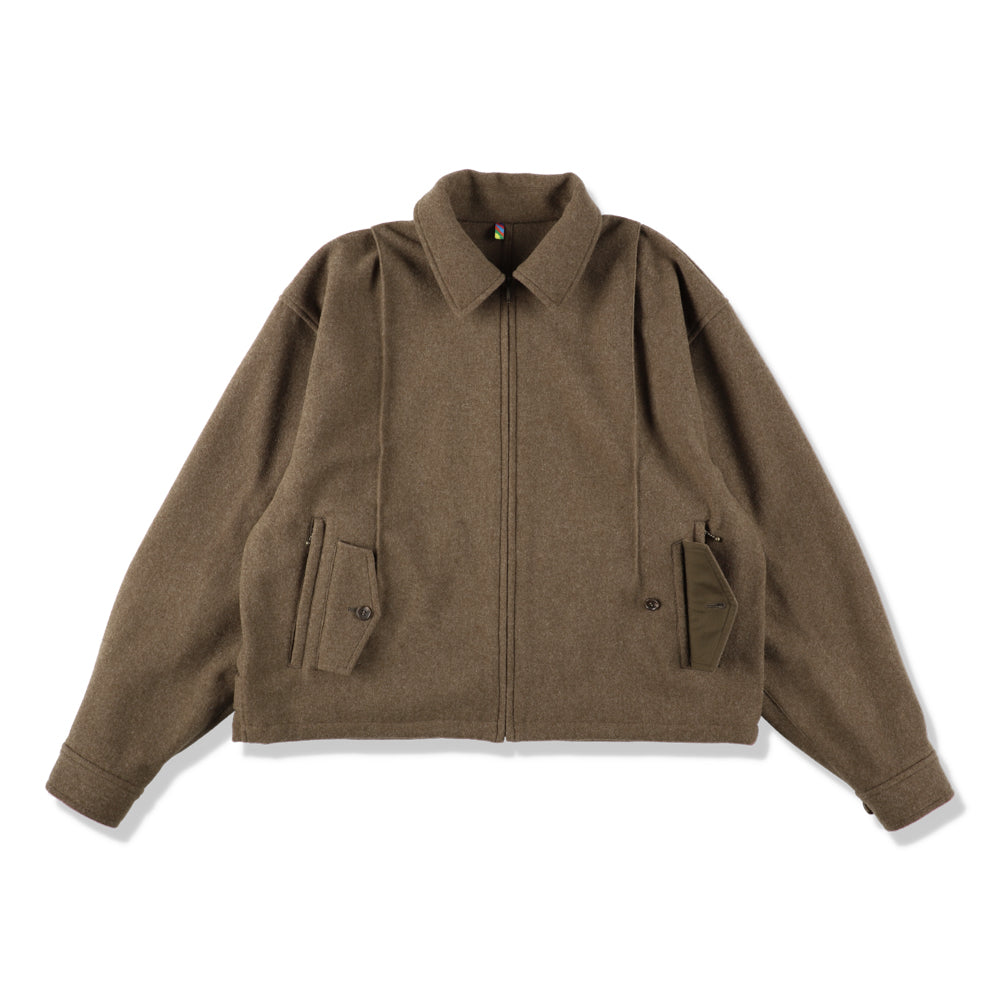 WOOL ZIP BLOUSON 1