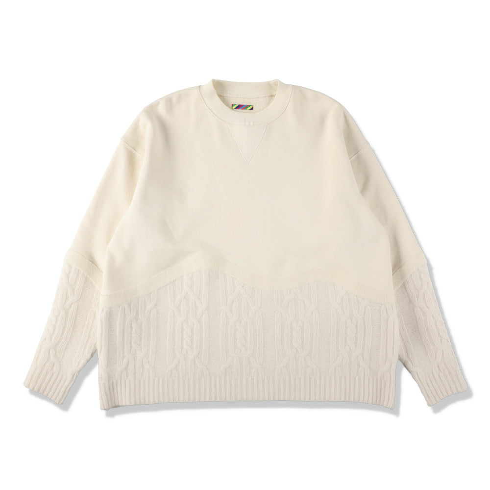 NEEDLE PUNCH SWEAT SHIRT 1