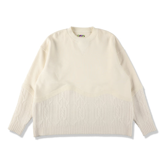 NEEDLE PUNCH SWEAT SHIRT 1