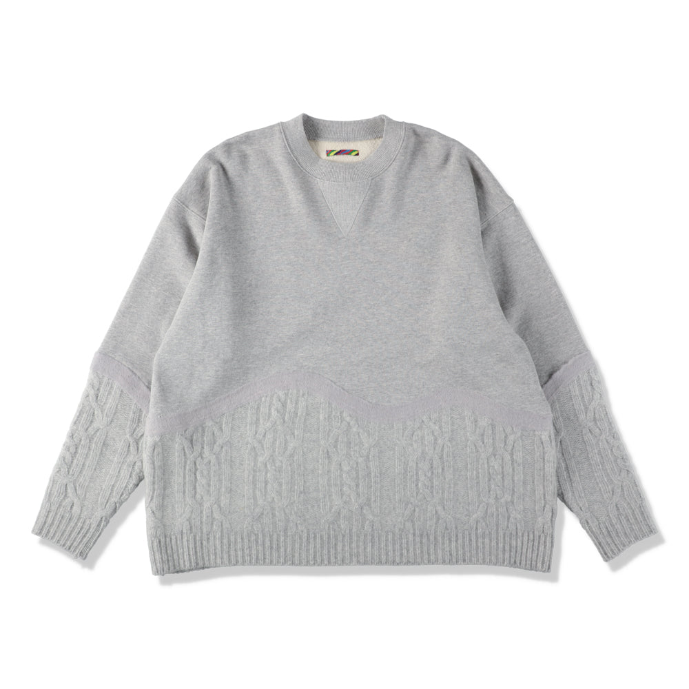 NEEDLE PUNCH SWEAT SHIRT 2