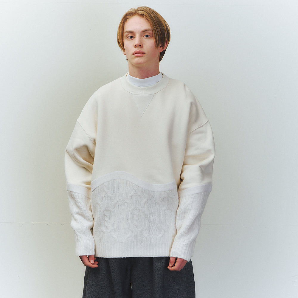 NEEDLE PUNCH SWEAT SHIRT 6