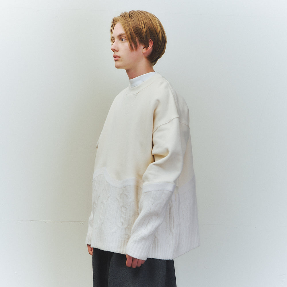 NEEDLE PUNCH SWEAT SHIRT 7