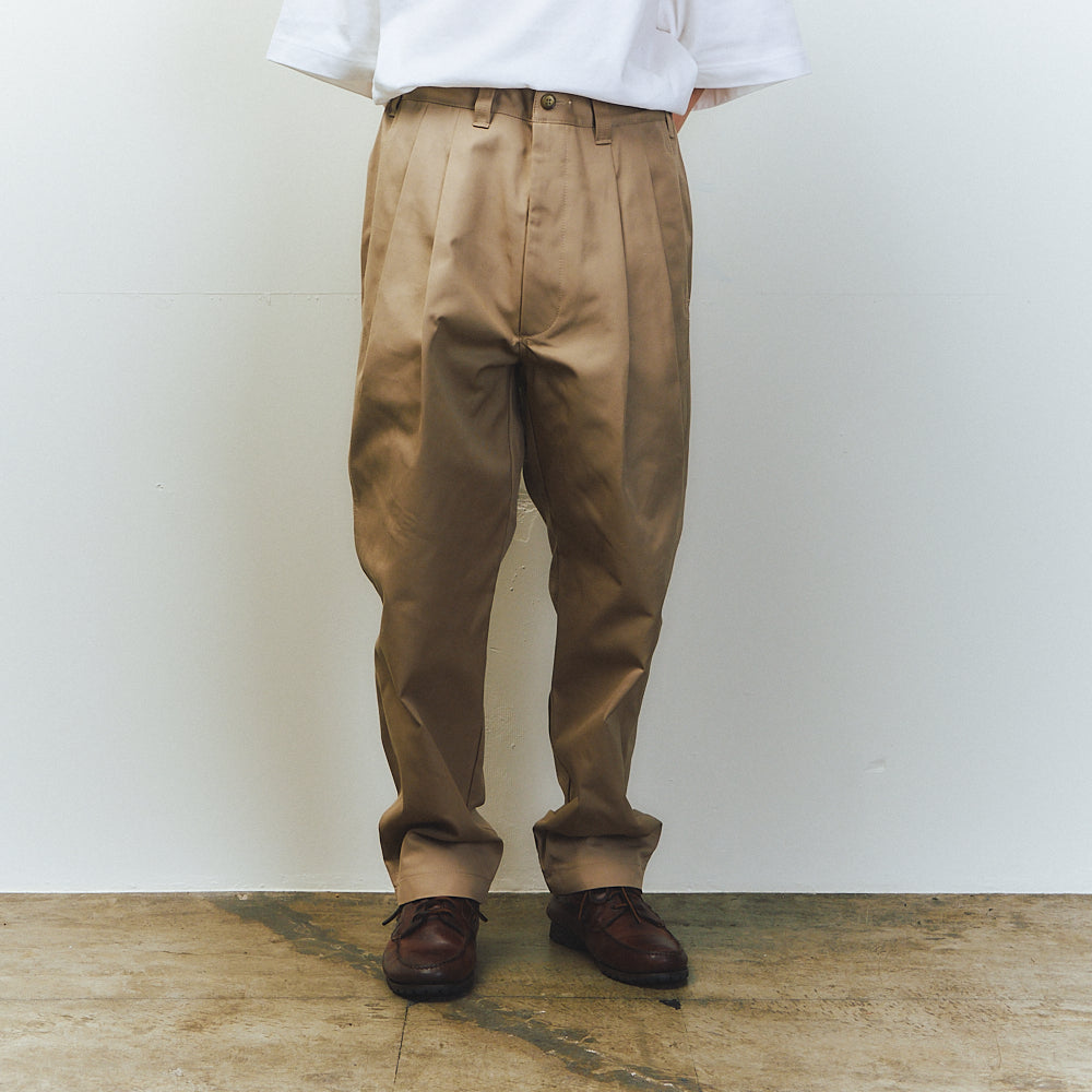 WIDE CHINO PANTS | is-ness online shop | イズネス オンライン ショップ