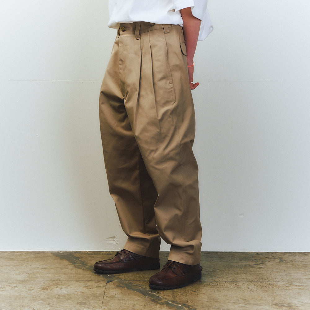 WIDE CHINO PANTS | is-ness online shop | イズネス オンライン
