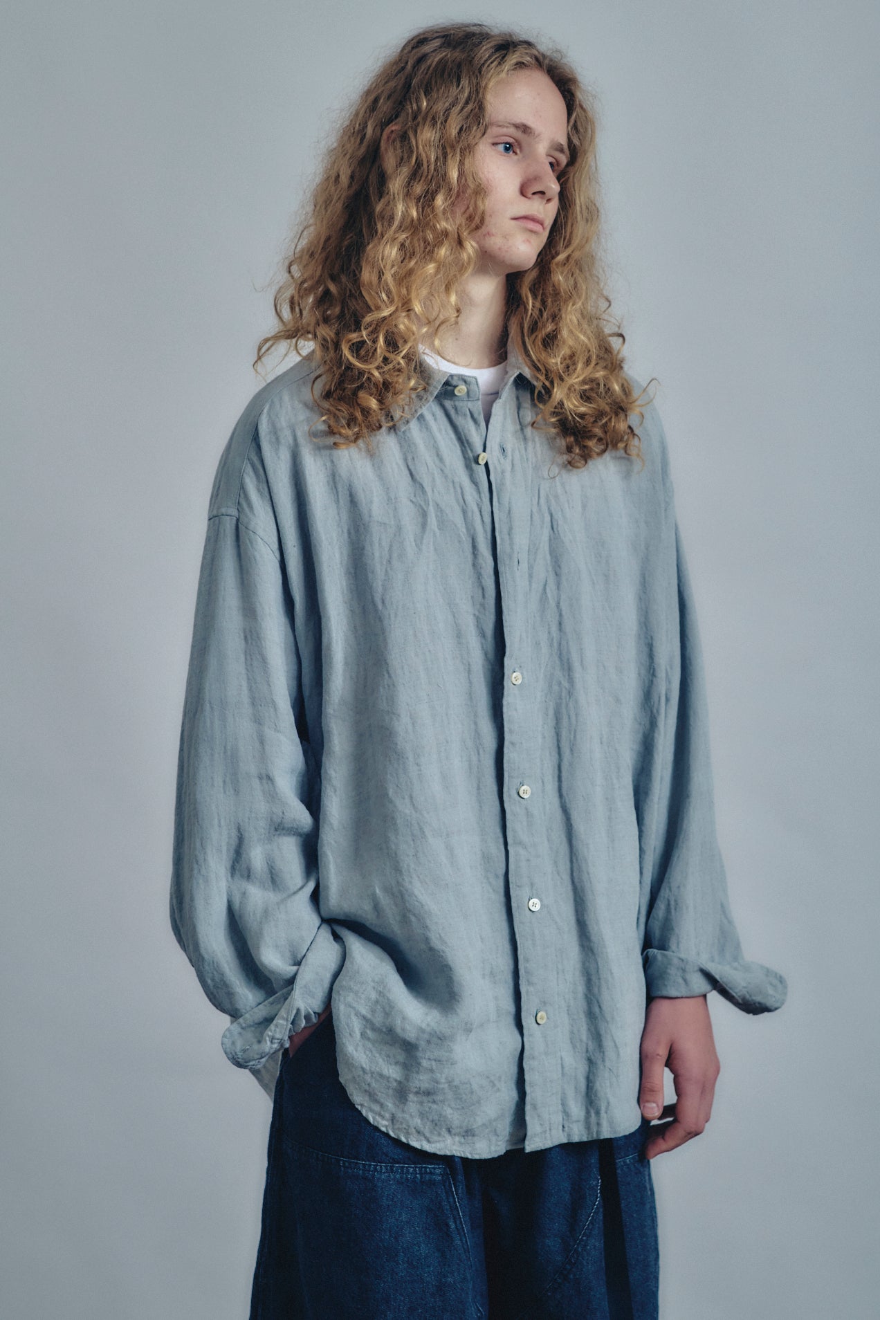 Linen Long-Sleeve Shirt 6