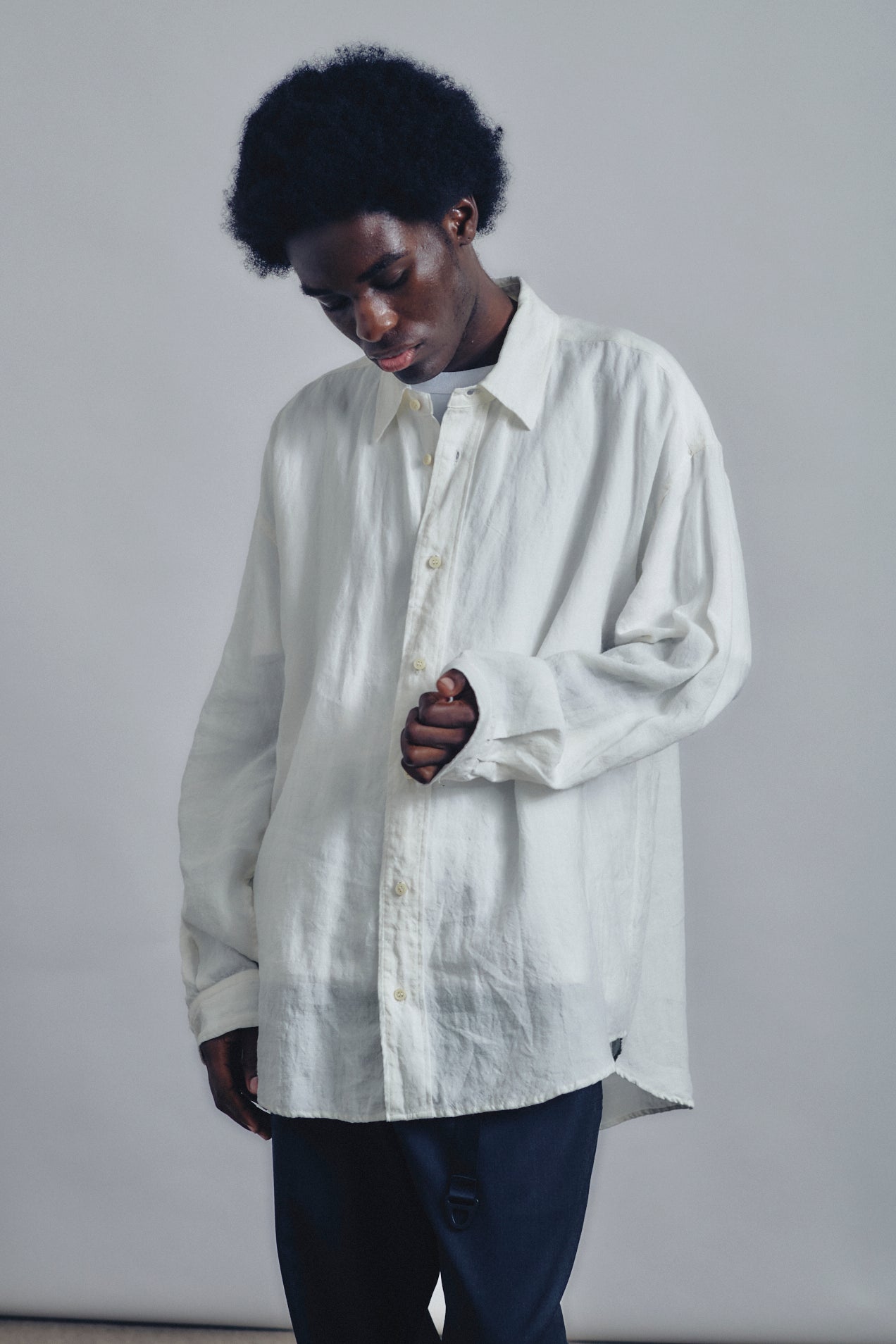 Linen Long-Sleeve Shirt 8