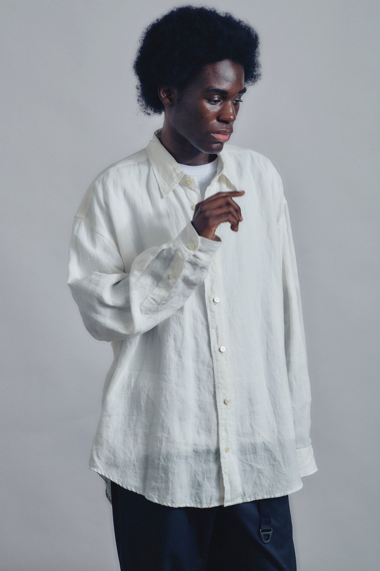 Linen Long-Sleeve Shirt 9