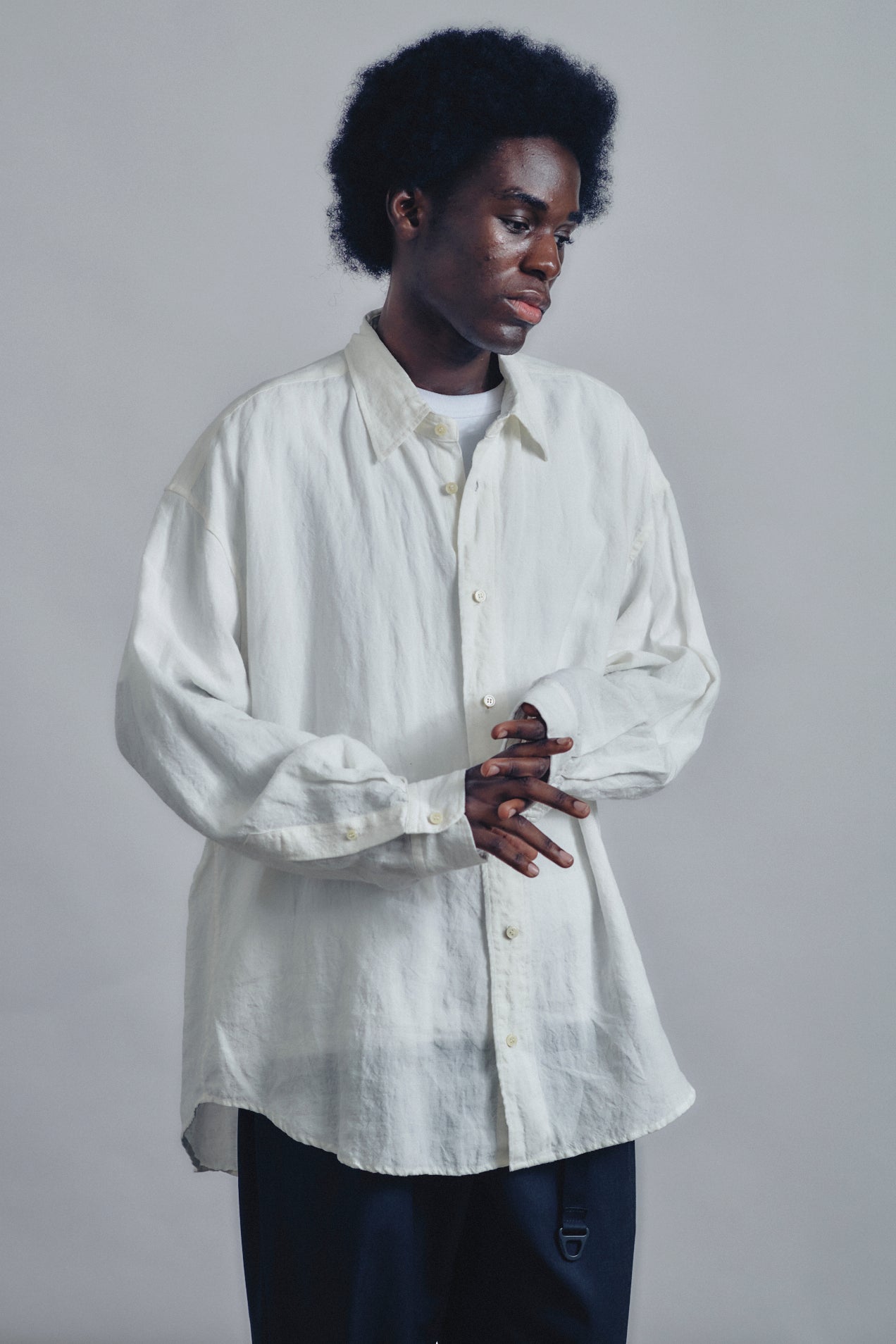 Linen Long-Sleeve Shirt 10