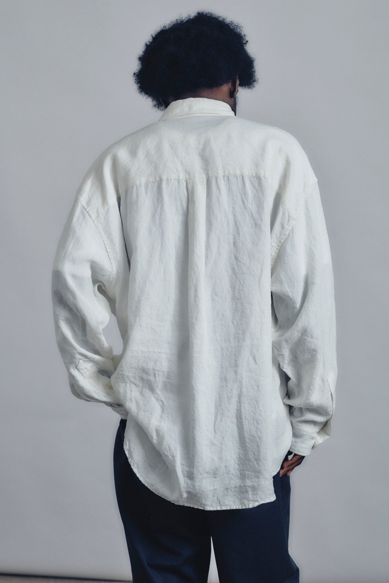 Linen Long-Sleeve Shirt 11